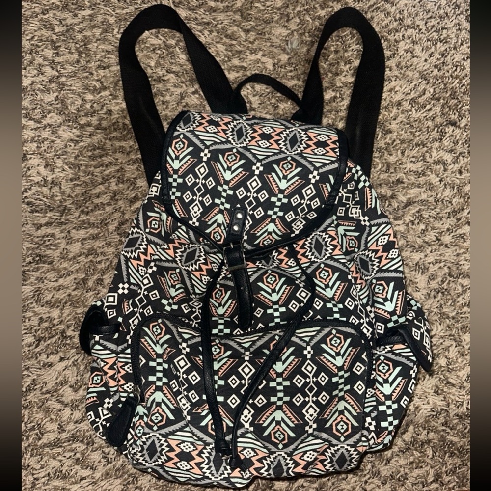 Aztec Pattern Backpack - image 1